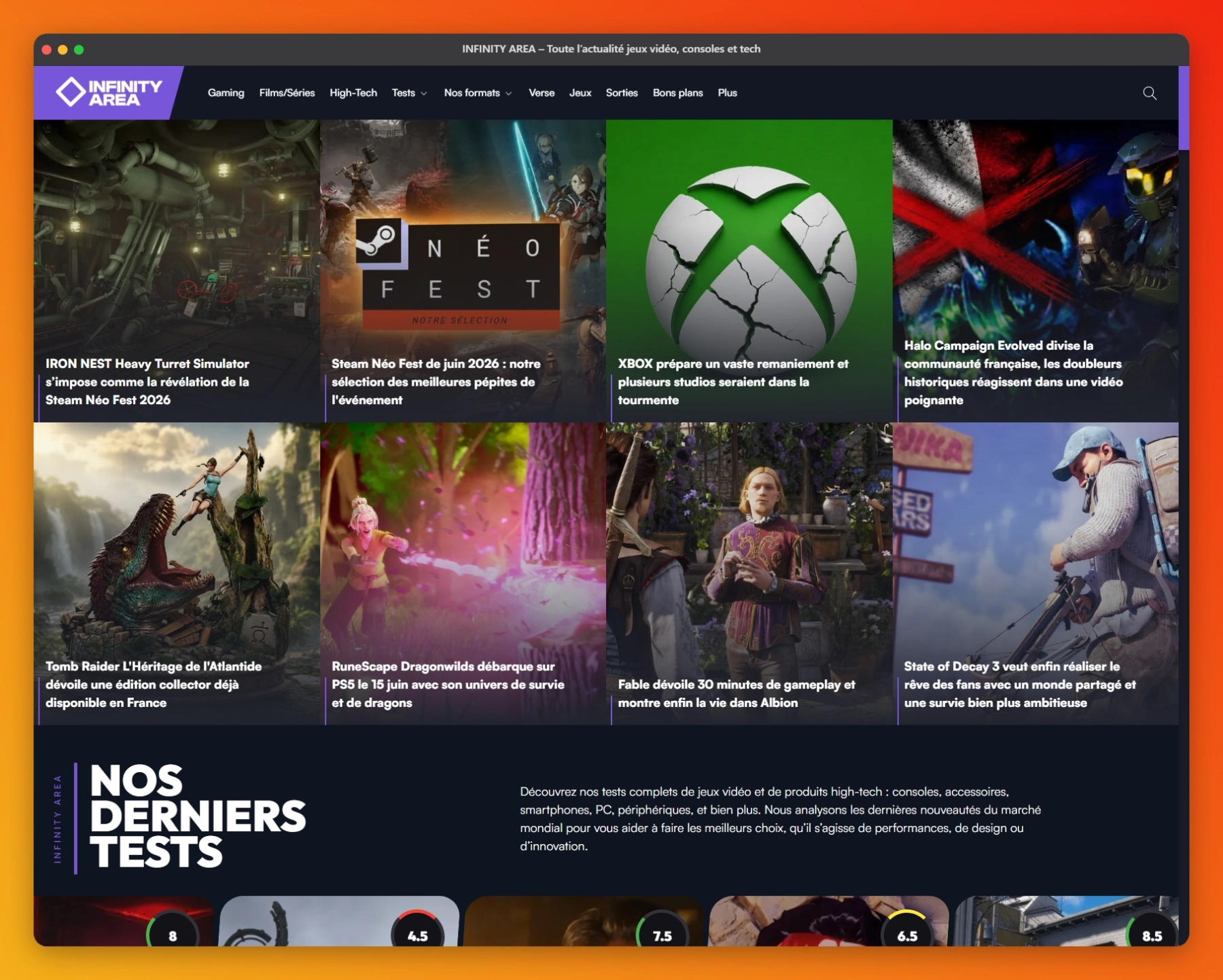 Image de l'article INFINITY AREA s'impose comme une vitrine française de CodeIgniter avec plus de 86 millions d'impressions